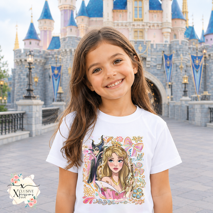 Floral Princess Coquette, Kids DTF P20