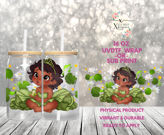 #963 Tiana Princess, 16 oz UVDTF P2O