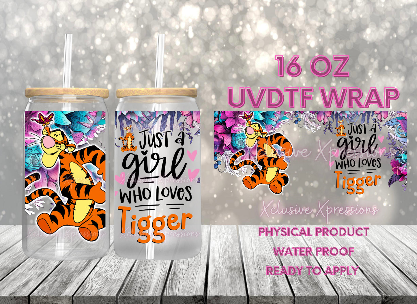 #570 Tiger Love, 16 oz UVDTF P2O