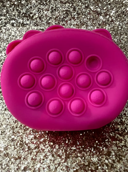 HK Soft Silicone Coin Purse with Adjustable Shoulder Straps