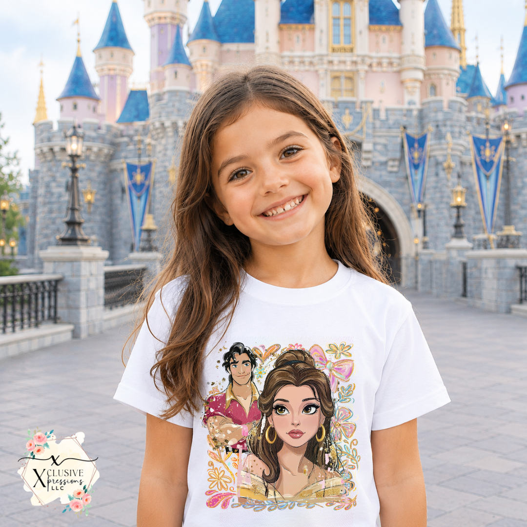 Floral Princess Coquette, Kids DTF P20