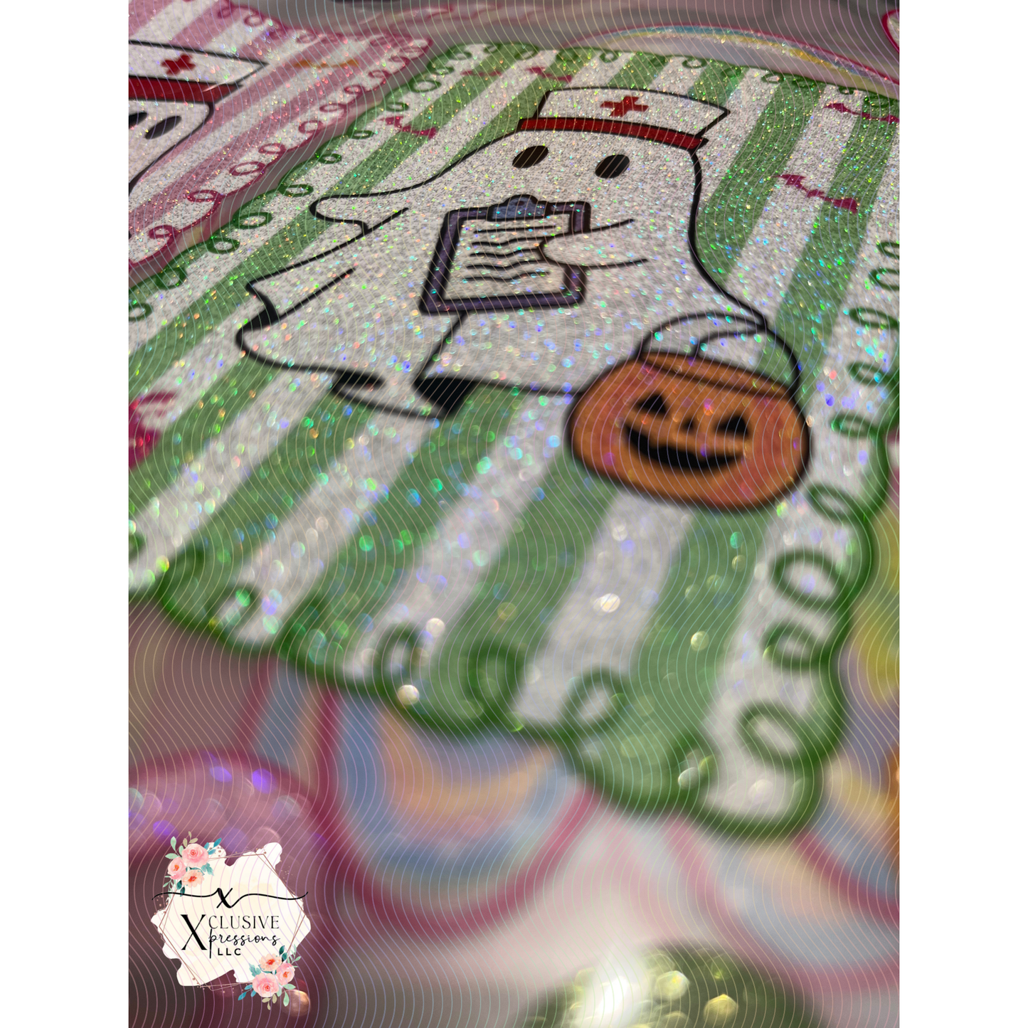 Boo Boo Crew, Glitter DTF Screenprint