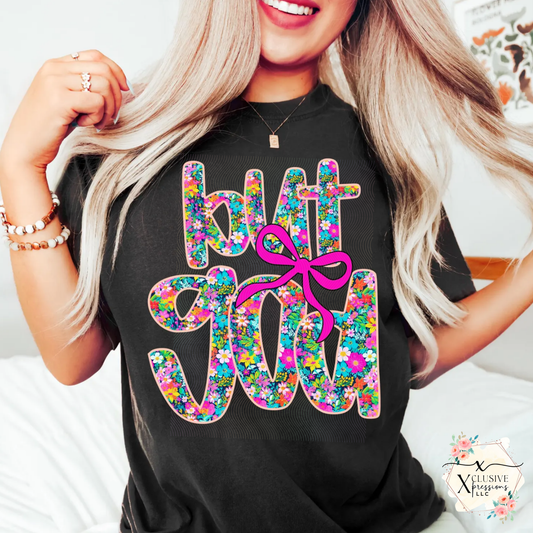 But God, RTS Glitter DTF Screenprint