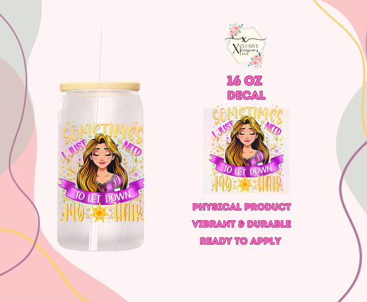 #1082 Rapun Princess, 16 oz P2O POD Decal