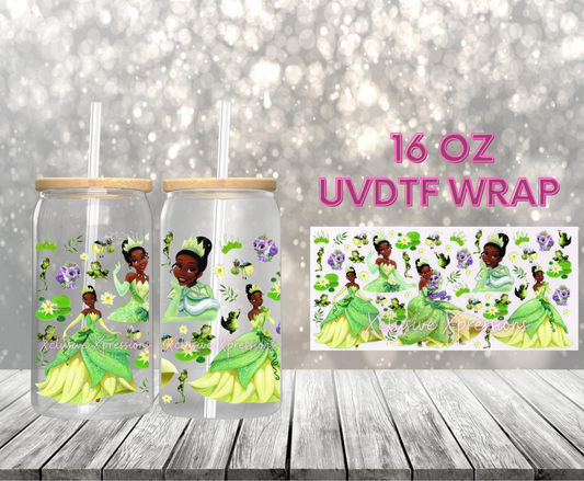 #406 Princess Froggy, 16 oz UVDTF