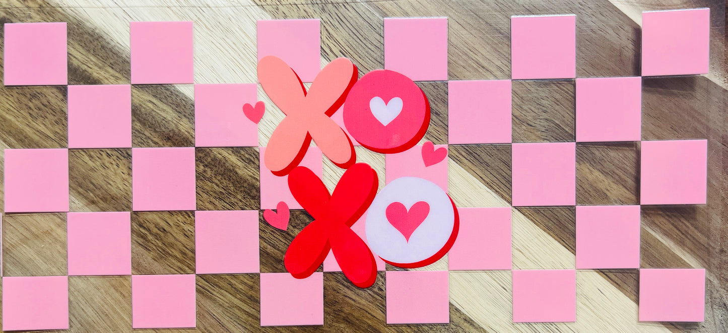 #151 Xoxo Retro Valentine, 16 oz Single-sided UVDTF