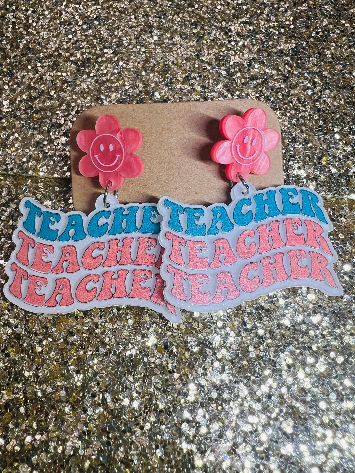 Teacher Pink Earrings