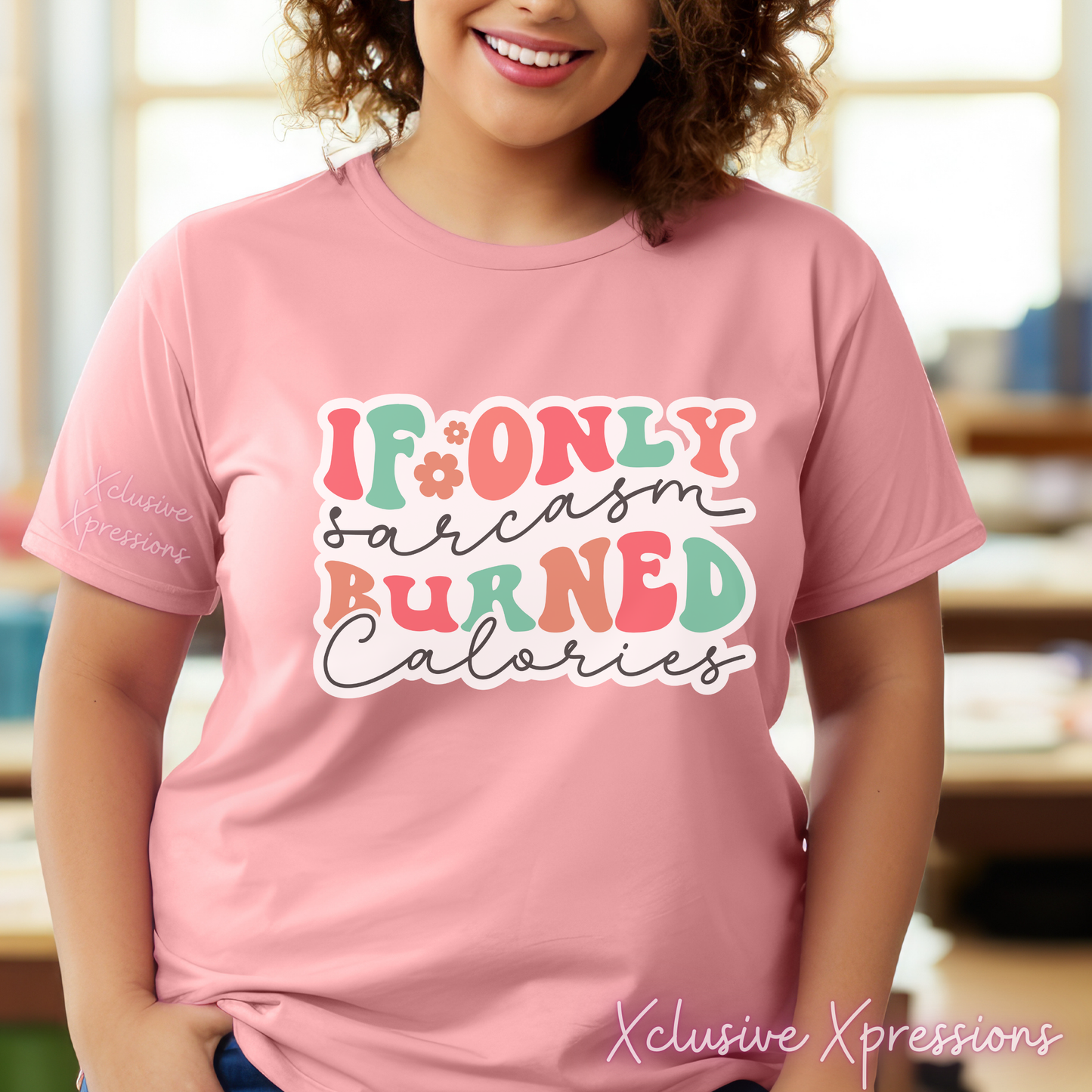 Sarcasm Burned Calories, DTF & Sublimation Print POD