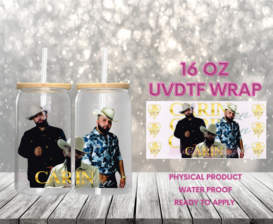 #78 Carin Seeds, 16 oz Clear Back UVDTF