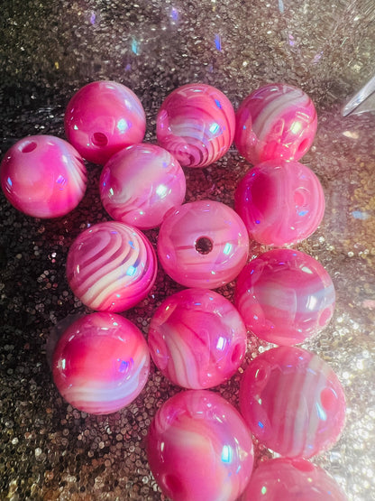 Swirl, 15 mm Acrylic Beads