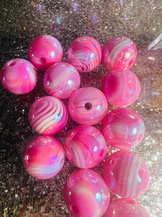 Swirl, 15 mm Acrylic Beads