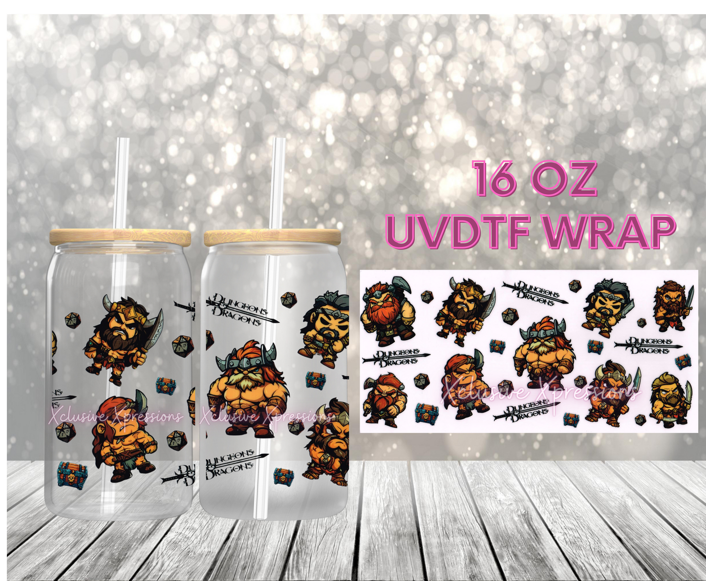 #412 Dungeon Crew, 16 oz UVDTF
