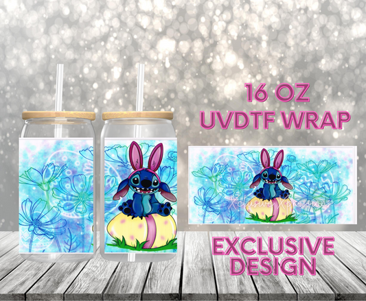 #431 Stich Easter Egg, 16 oz UVDTF