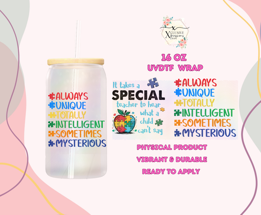 #1099 Autism Special, 16 oz P2O POD