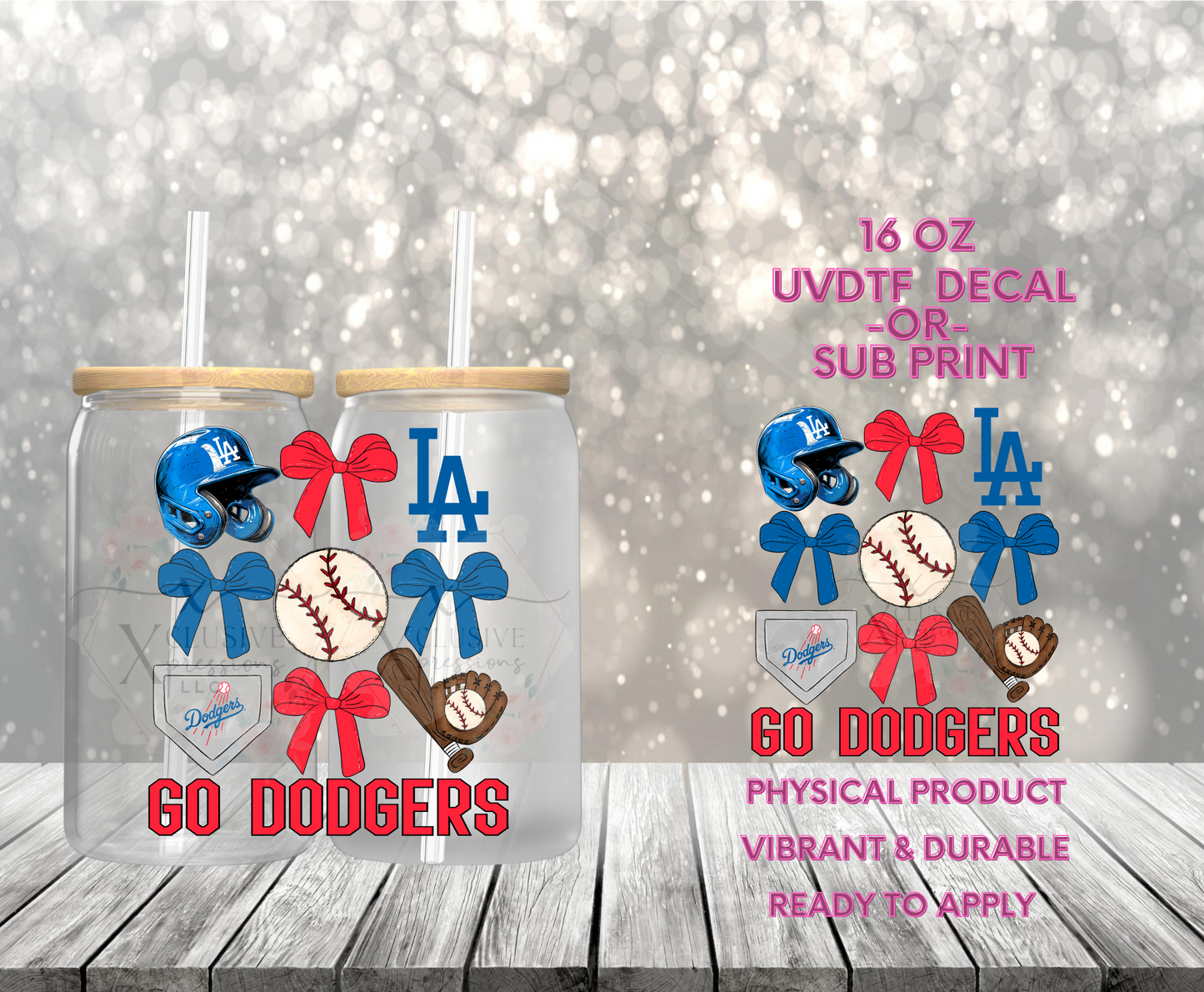 Baseball Teams Decal, 16 oz Decal POD