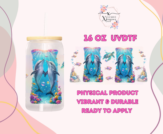 #1245 Dolphins, UVDTF P2O