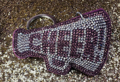 Cheer Rhinestone Keychains