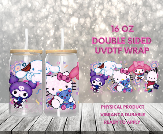 #1020 HK 80s Themed, 16 oz Doublesided UVDTF