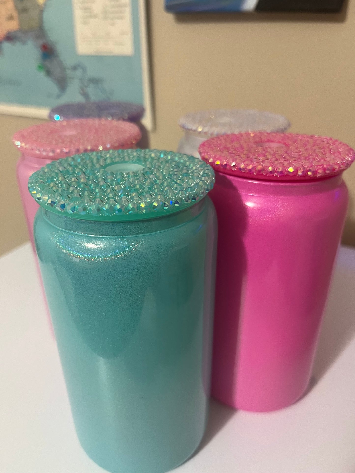 Vasos de vidrio de 16 oz, incluye un envoltorio