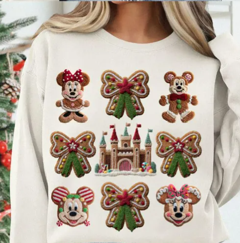 Faux Yarn Xmas Mouse Castle, DTF P20