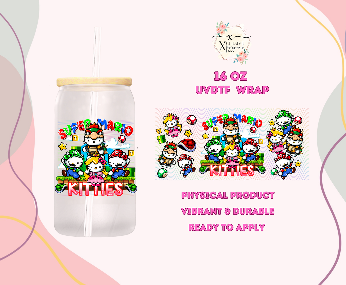 #1223 HK Super Plumber, UVDTF P2O