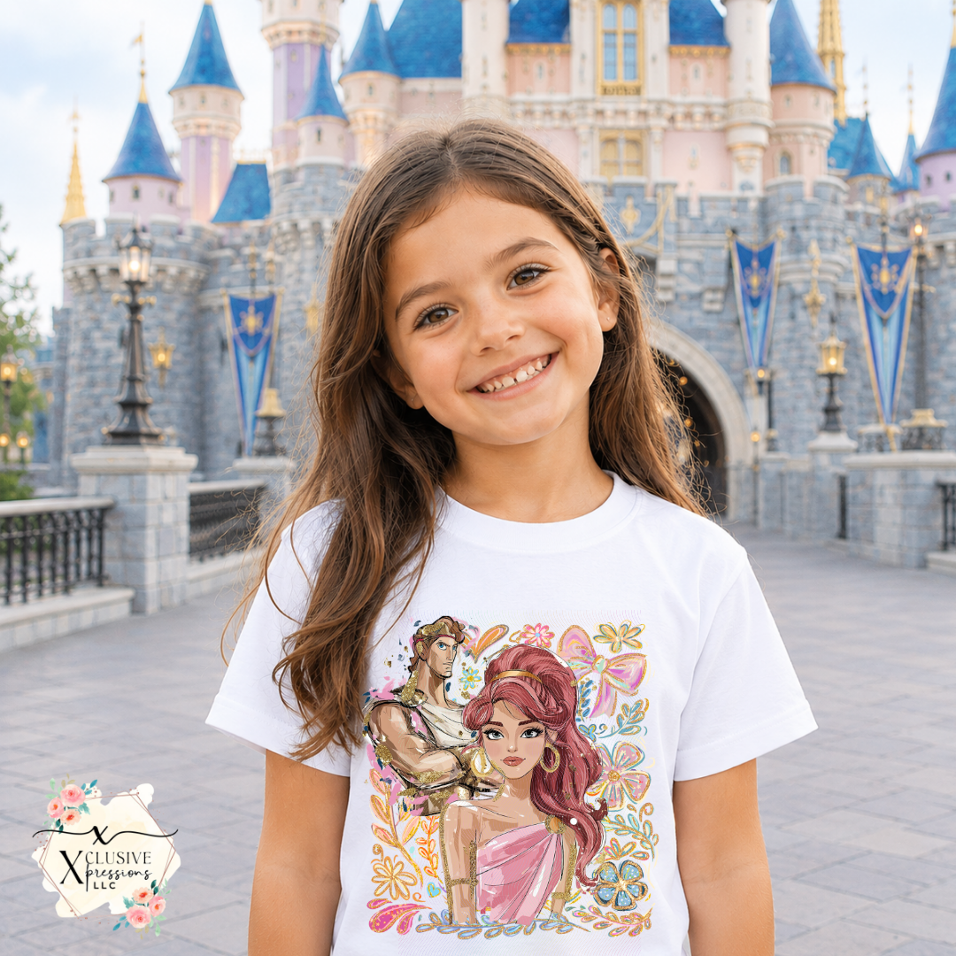 Floral Princess Coquette, Kids DTF P20