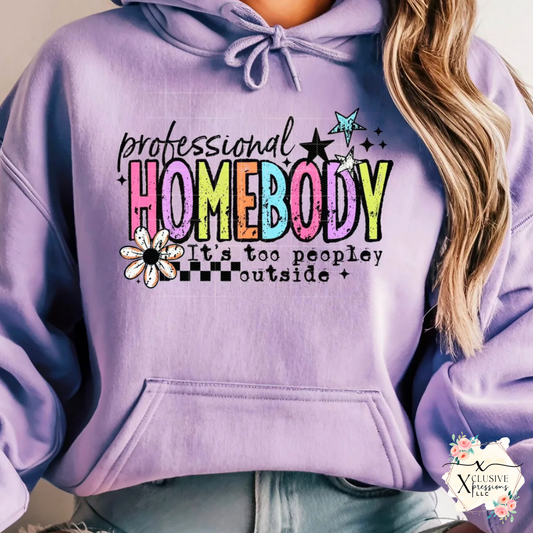 Homebody, RTS Glitter DTF Screenprint
