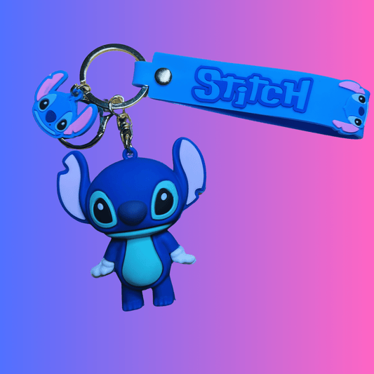 Llavero Stich Alien Azul