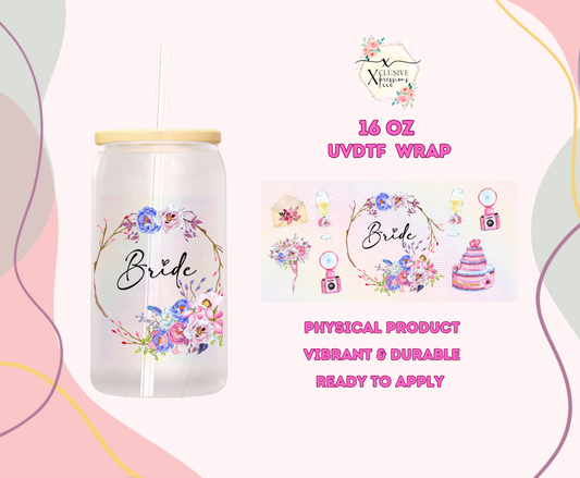#1060-1 Wifey Bride, Xclusive 16 oz UVDTF or Sub