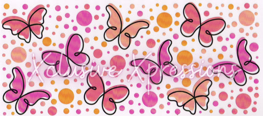 #322C Butterfly, 16 oz UVDTF