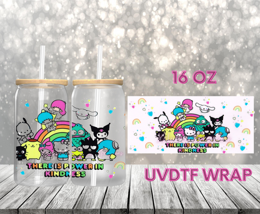 #349 HK Kindness Rainbow, 16 oz UVDTF