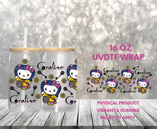 #808, HK Carol, Single-Sided 16 oz UVDTF