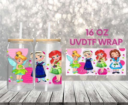 #82 Young Princesses, 16 oz UVDTF