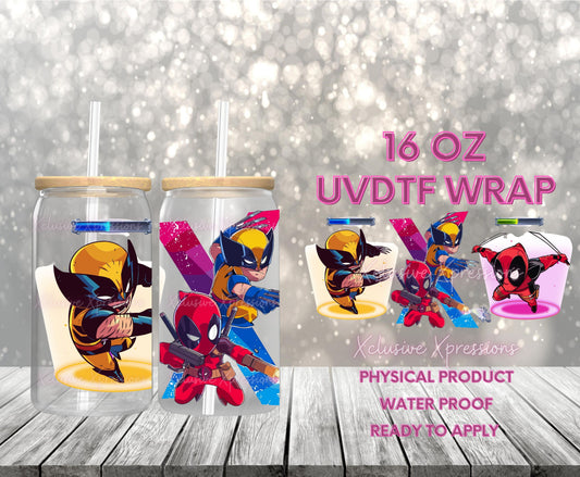 #709 Spider & Wolf Hero, 16 oz UVDTF