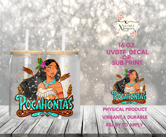 #950 Native Princess, 16 oz UVDTF P2O