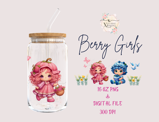 Digital, Berry Girls, 16 oz PNG