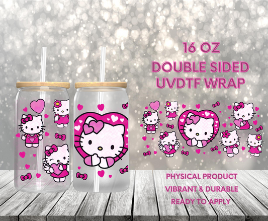 #1013 HK Hearts, 16 oz Doubesided UVDTF