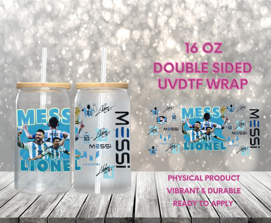#1035 Messi Blue, 16 oz Double-sided UVDTF
