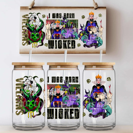 #1050 Wicked Villians, 16 oz UVDTF P2O