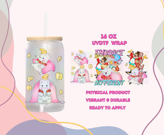 #1056 Flying Elephant, 16 oz UVDTF P2O