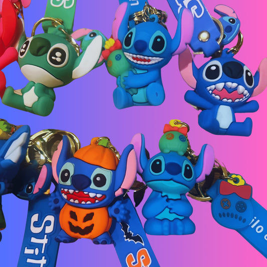 Llavero Stich #2 Alien Azul