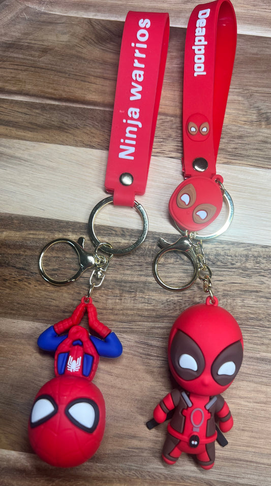 Llaveros Araña y Amigos