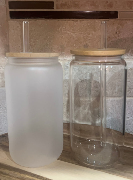 Vasos de vidrio de 16 oz, incluye un envoltorio