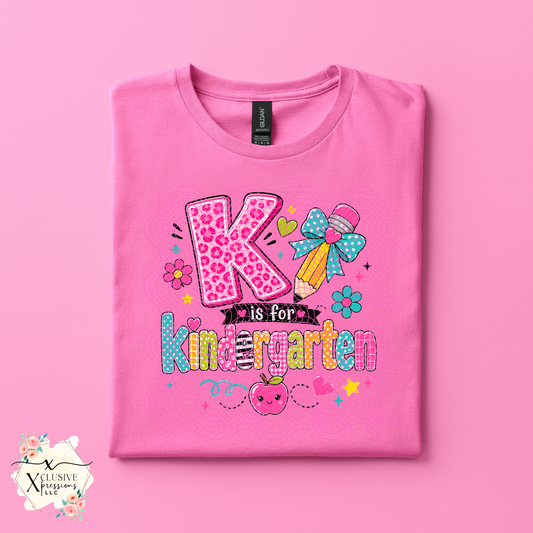 K is for Kinder, DTF P2O