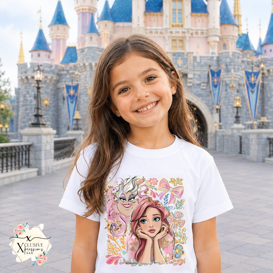 Floral Princess Coquette, Kids DTF P20