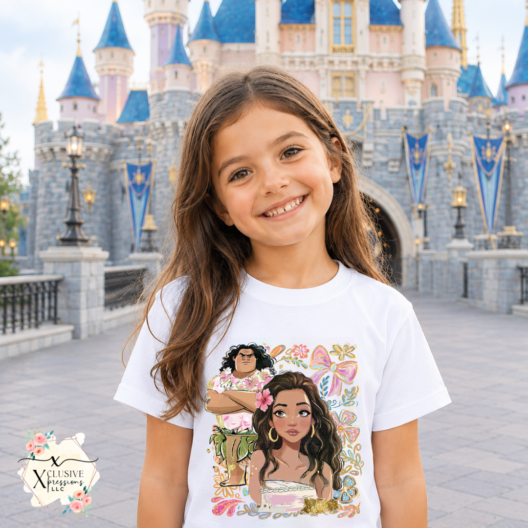 Floral Princess Coquette, Kids DTF P20
