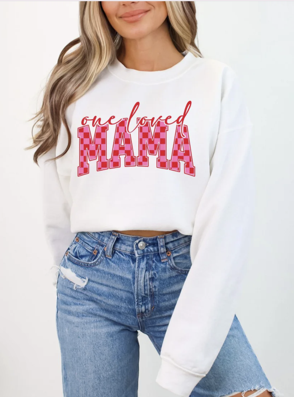 One Loved Mama, Glitter DTF Screenprint