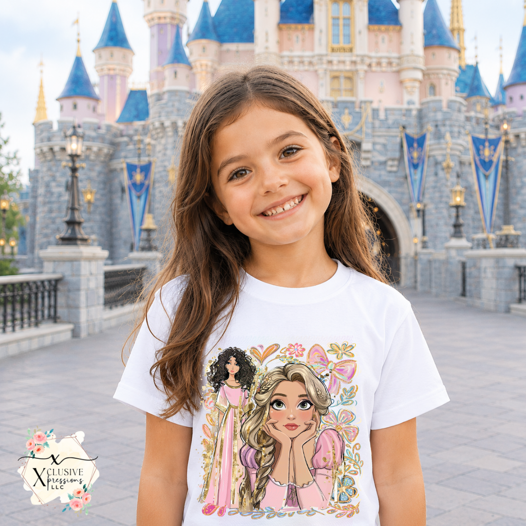 Floral Princess Coquette, Kids DTF P20