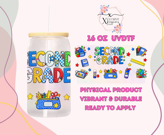 #1260 Second Grade, UVDTF P2O
