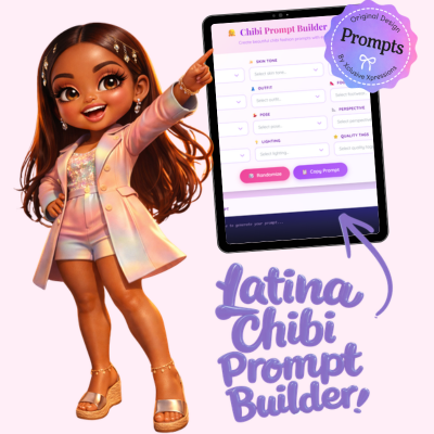 Latina Chibi Prompt Builder by Xclusive